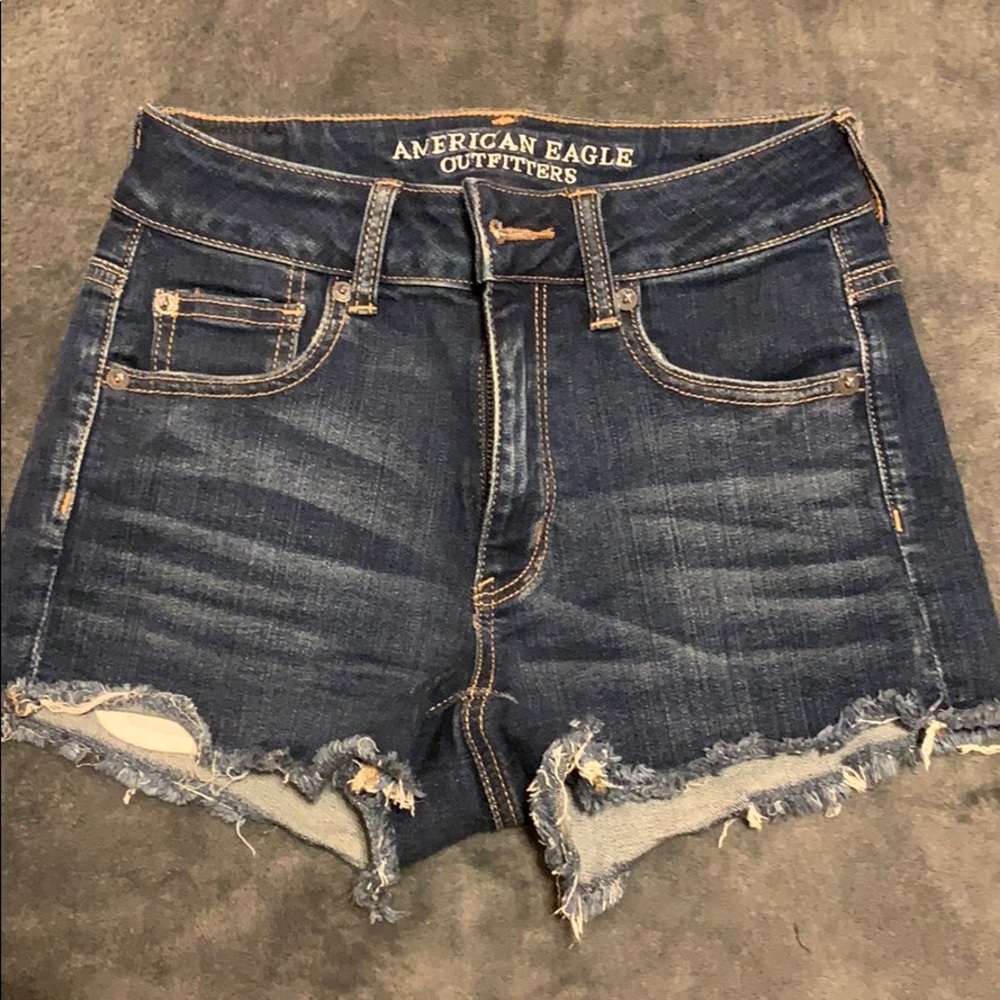 american eagle jean shorts